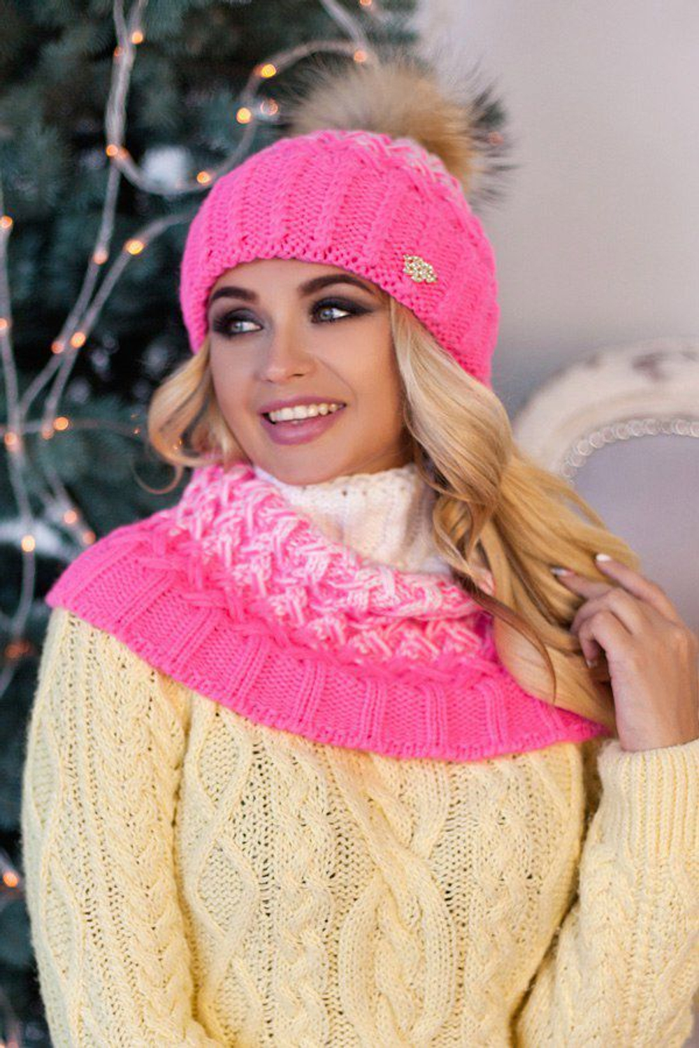 Комплект Braxton шапка и шарф