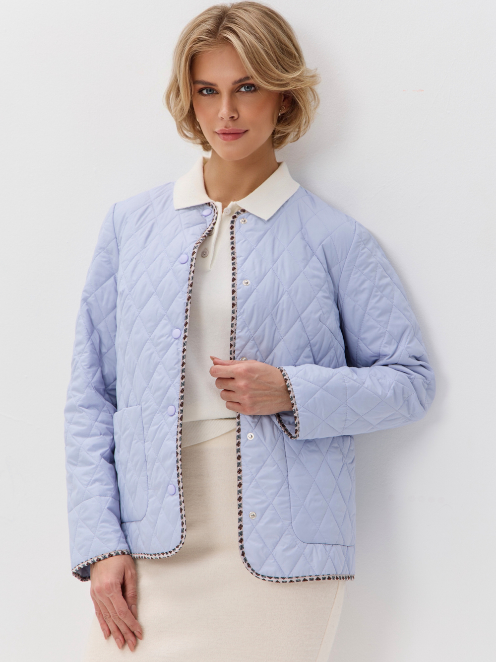 Куртка-жакет стеганая шанель на кнопках