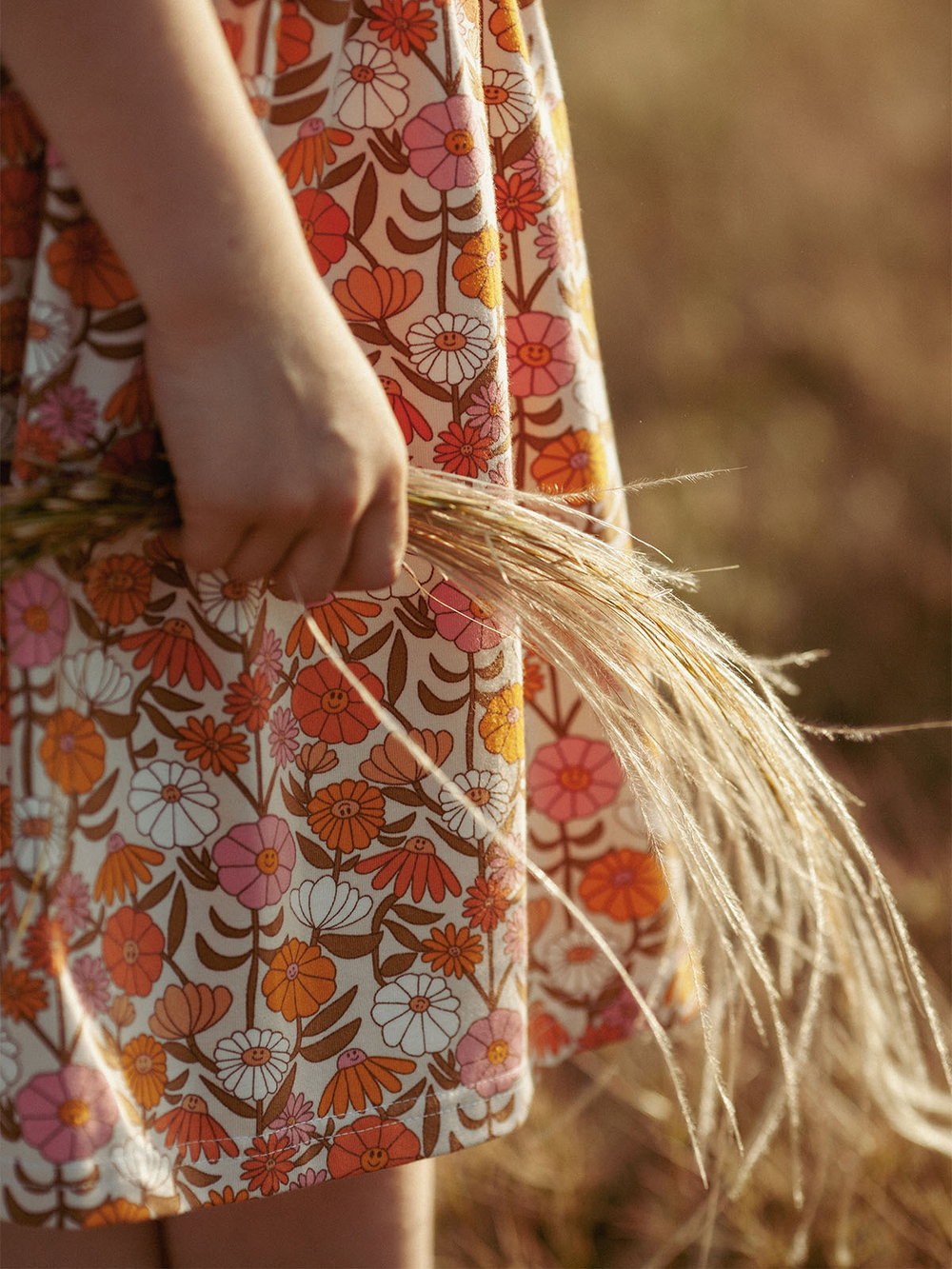 Юбка удлинённая Mjölk Happy Flowers