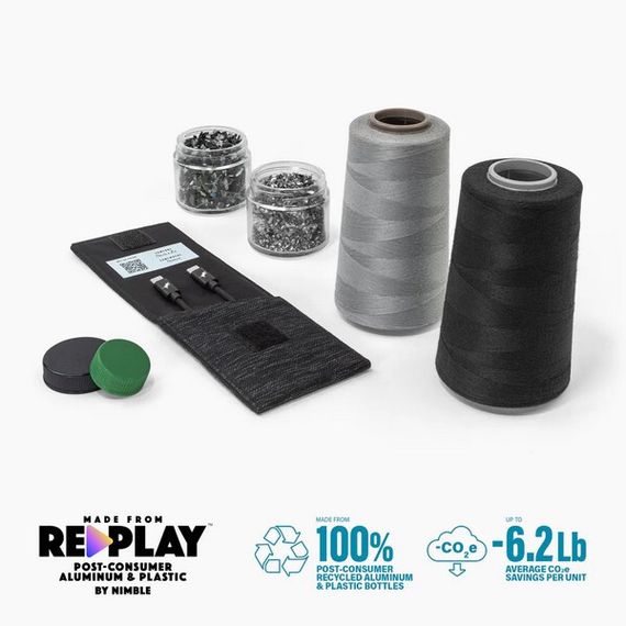 Кабель Nimble PowerKnit Travel Kit 2-Pack 5in USB-C-USB-C Black