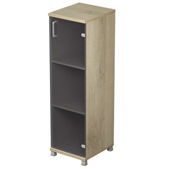 6П.015.3 Пенал для документов средний со стеклом (400*450*1348)