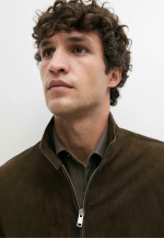 КУРТКА MASSIMO DUTI - mottled dark brown