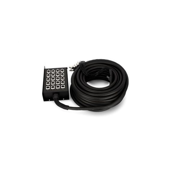 Adam Hall K 20 C 30 - мультикор со стейдж-боксом, 16 x XLR возврат, 4 x XLR посыл, 16 + 4 x 0.314 мм