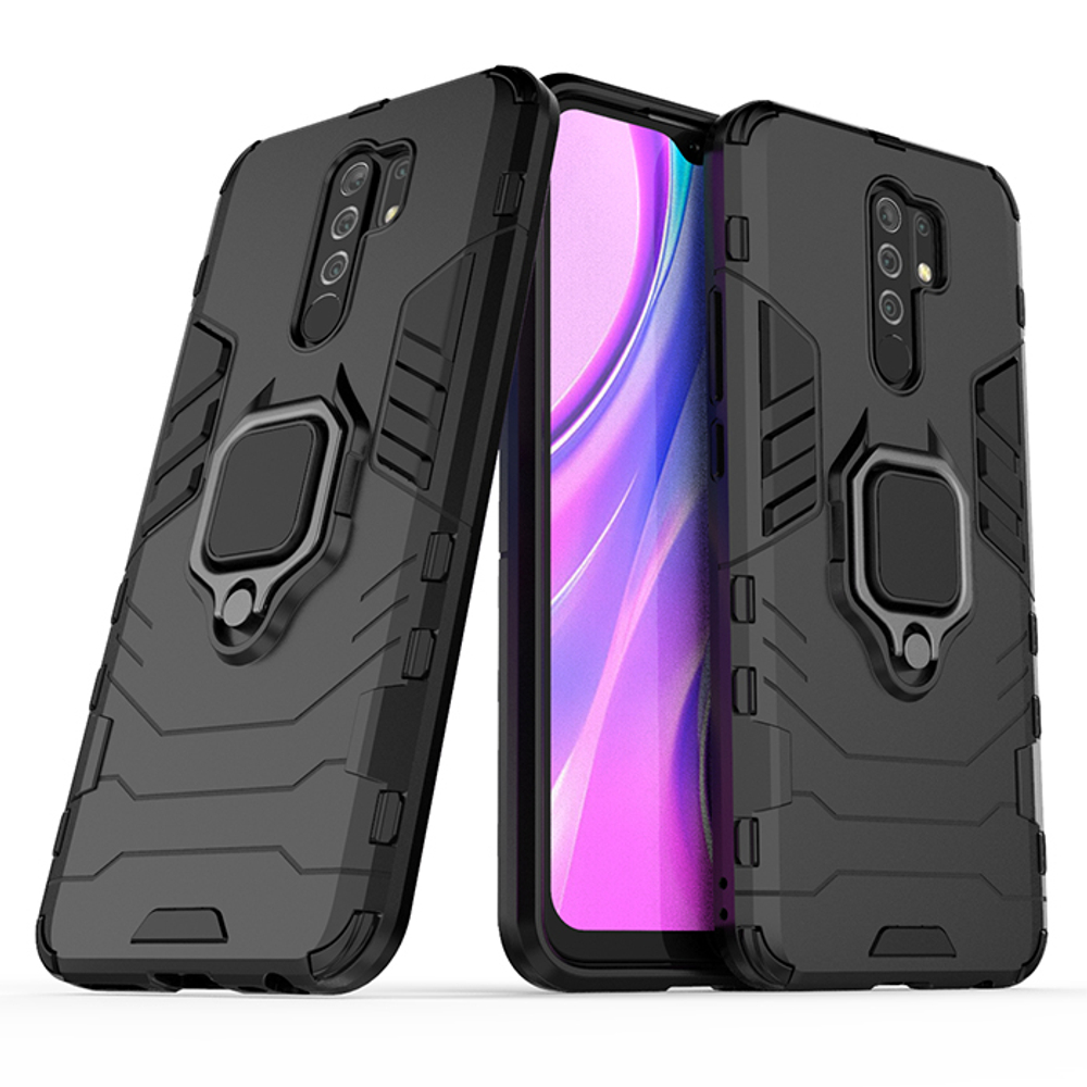 Противоударный чехол с кольцом Panther Case для Xiaomi Redmi 9