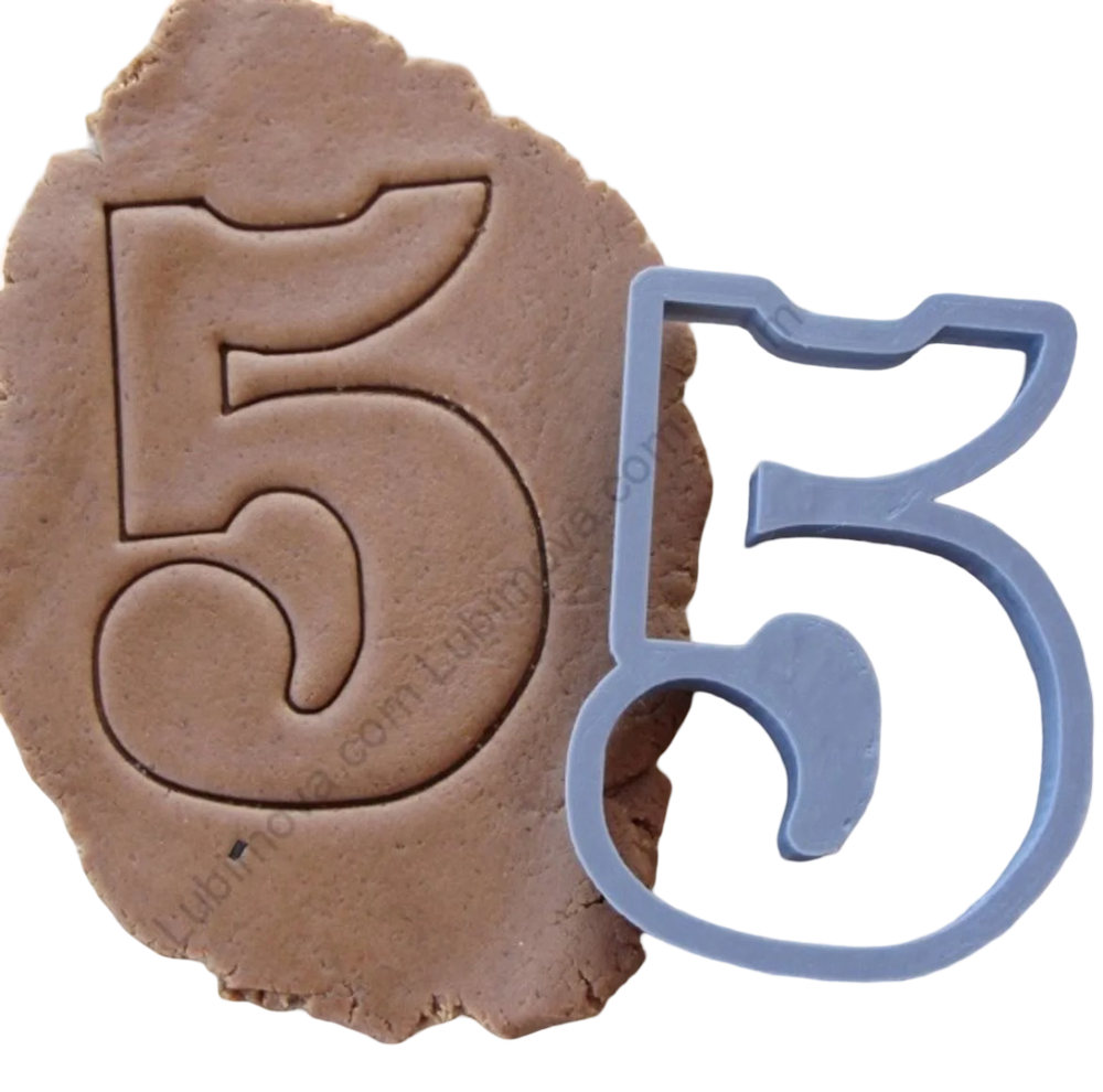 Форма "Цифра 5" 10 см