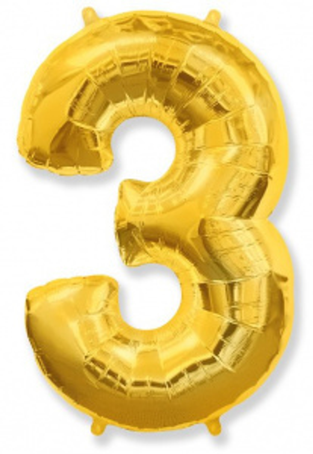 Цифра "3" золото