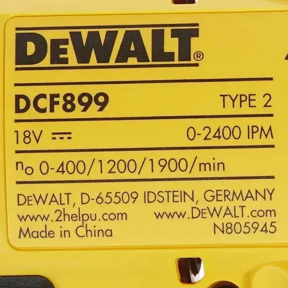 DeWalt DCF899N аккумуляторный гайковерт (без АКБ и ЗУ)