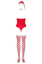 Obsessive Костюм Снегурочки игровой KISSMAS Teddy Red
