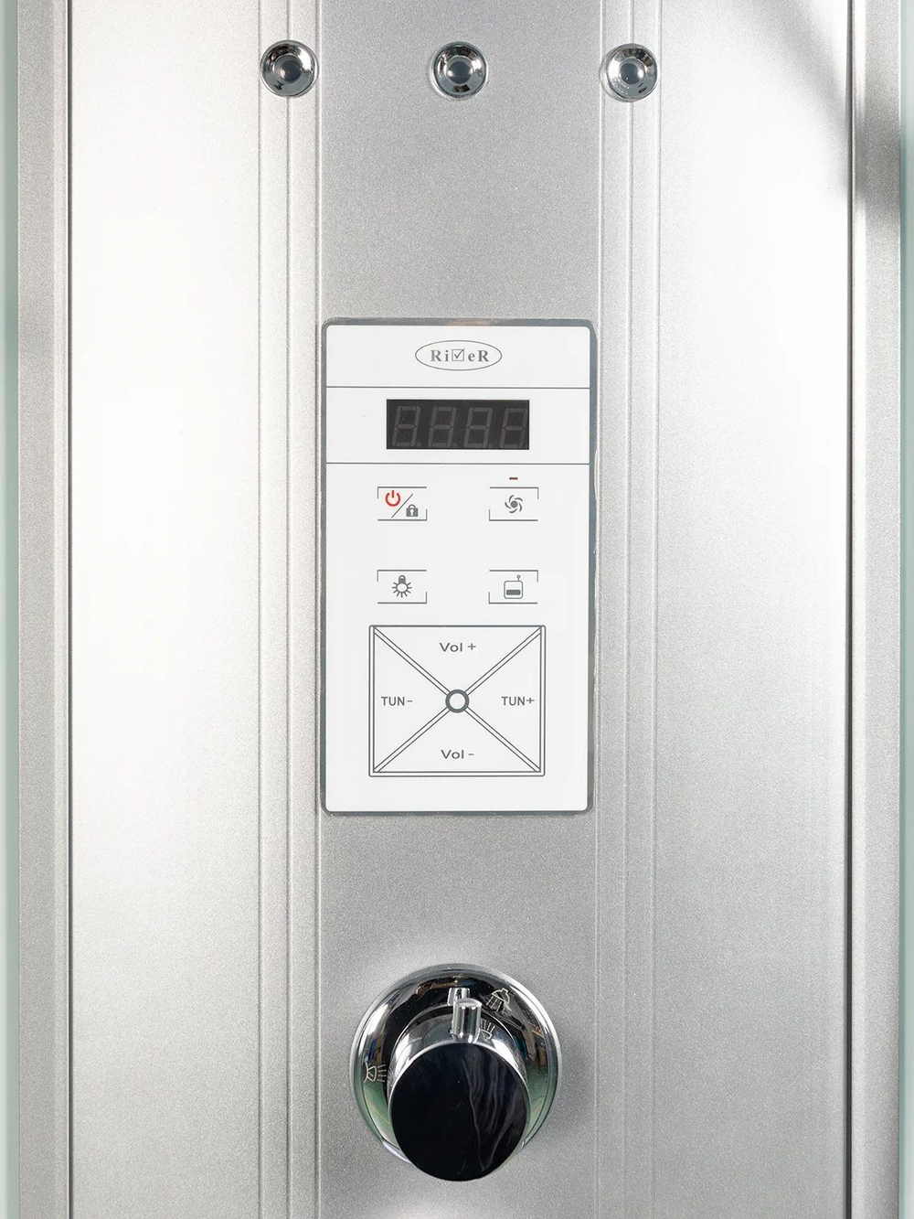 Душевая кабина RIVER  DUNAY 150/80/55  MT 150х80 см,  матовое стекло, поддон высокий, радио