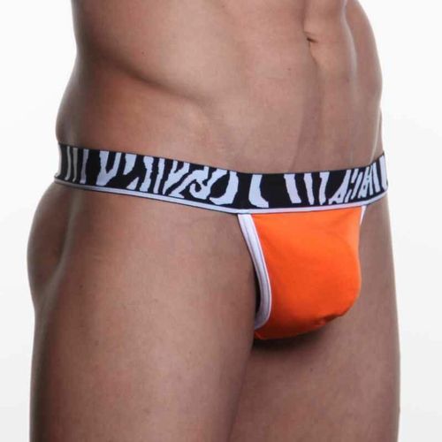 Мужские трусы стринги Movere ZEBRA ORANGE String