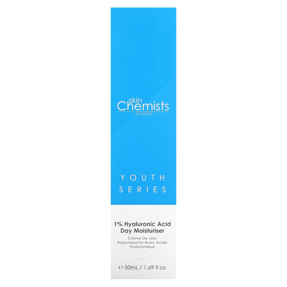 skinChemists, Youth Series, дневное увлажняющее средство с 1% гиалуроновой кислотой, 50 мл (1,69 жидк. унц.)