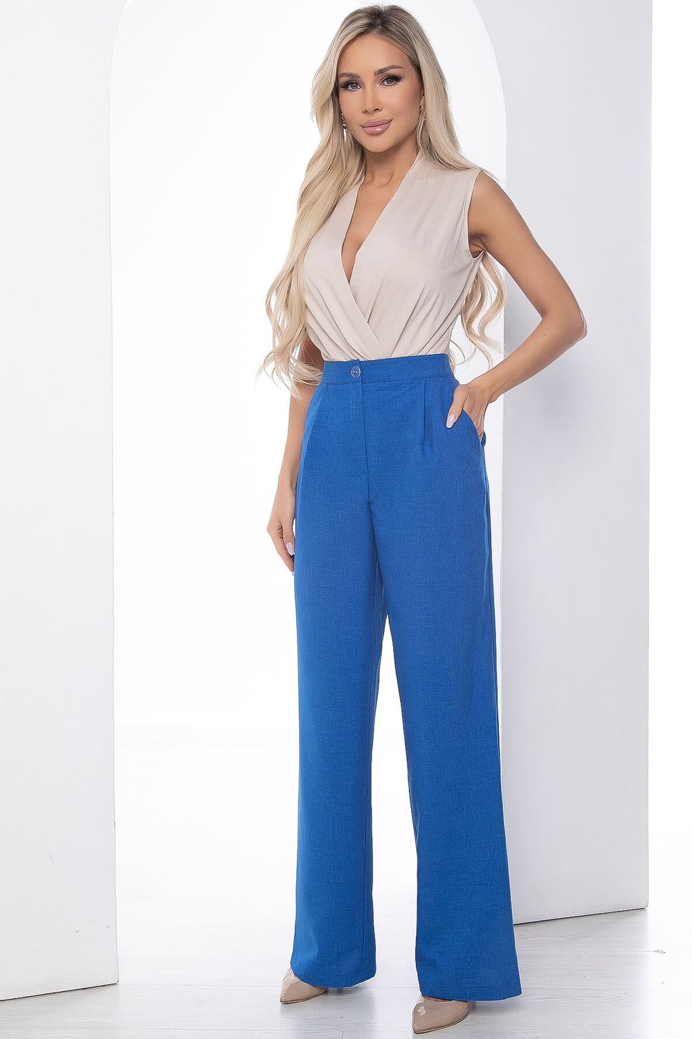 Костюм В моменте синий К10054 LT Collection