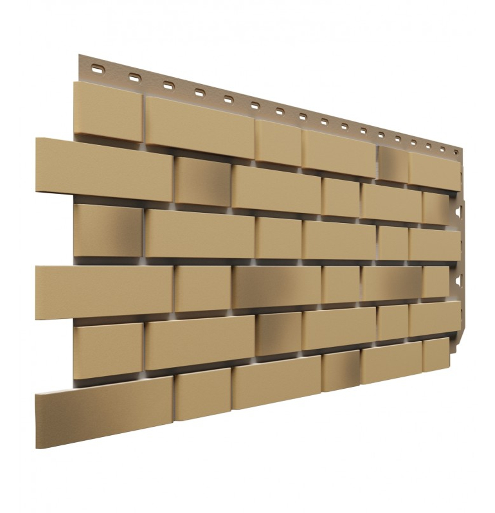 Фасадные панели (Цокольный Сайдинг) Деке Флемиш PREMIUM Золотой