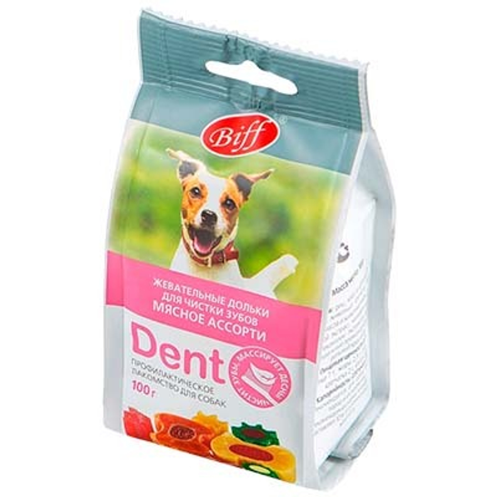 TiTBiT Жевательные дольки Dent мясное ассорти