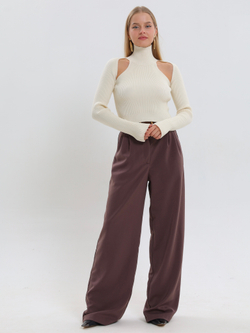 Лонгслив с двумя плечами