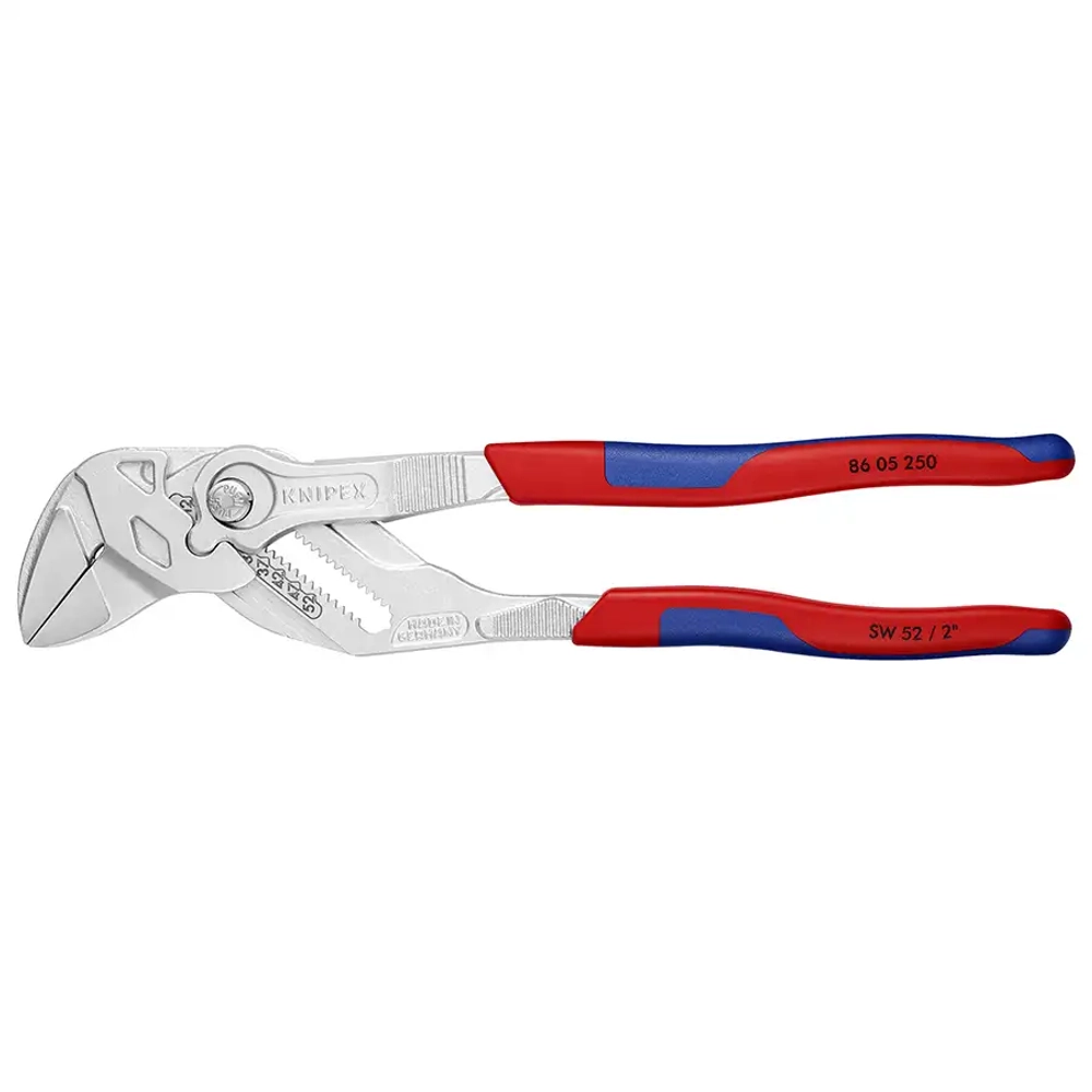 Клещи переставные-гаечный ключ хромированные 250 мм Knipex 86 05 250