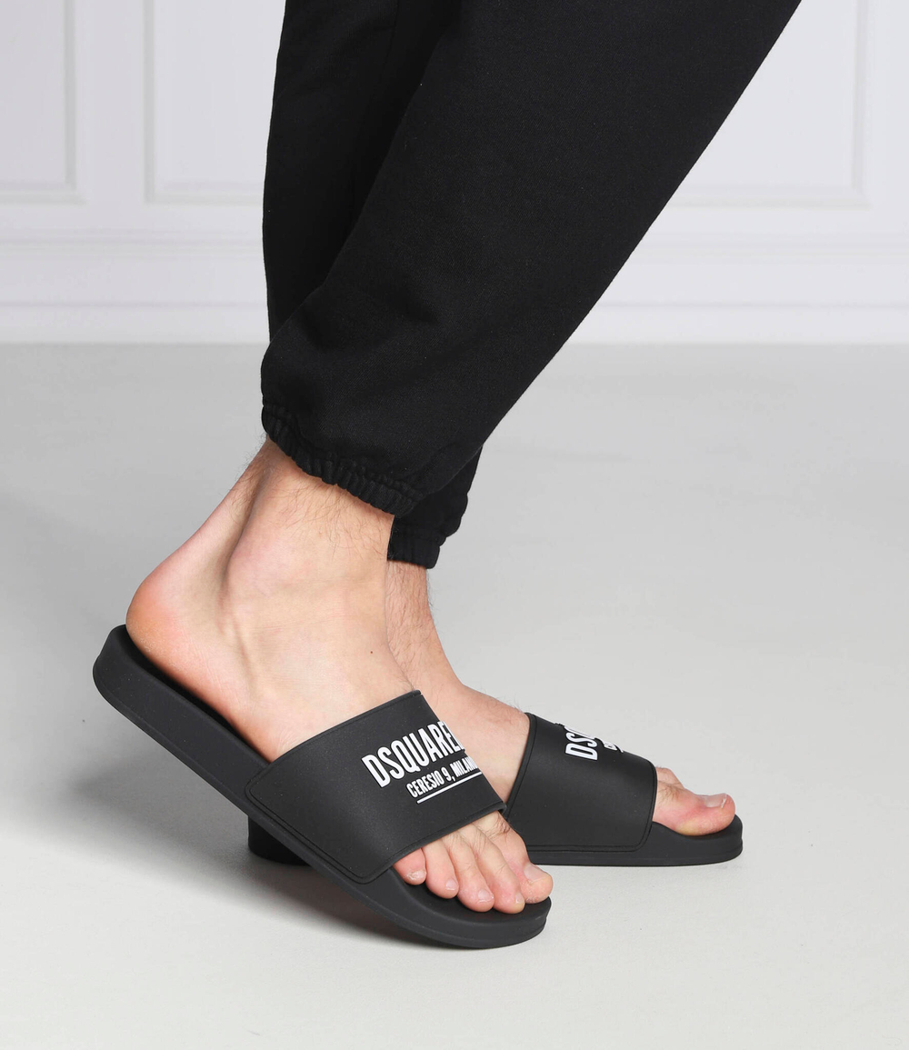 шлепанцы ceresio Dsquared2 - черный(FFM0023 17205014)