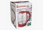 Чайник Василиса BA-1035 стекло (бордовый)