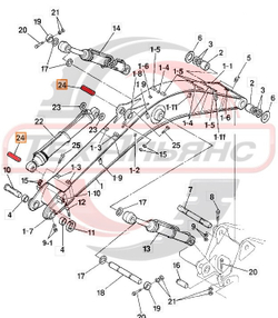 Палец KRV1126 г/ц рукояти