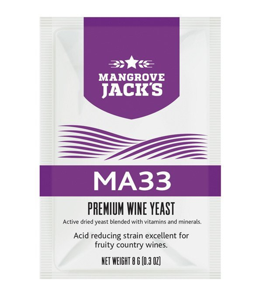 Дрожжи винные Mangrove Jacks "MA33", 8 гр.