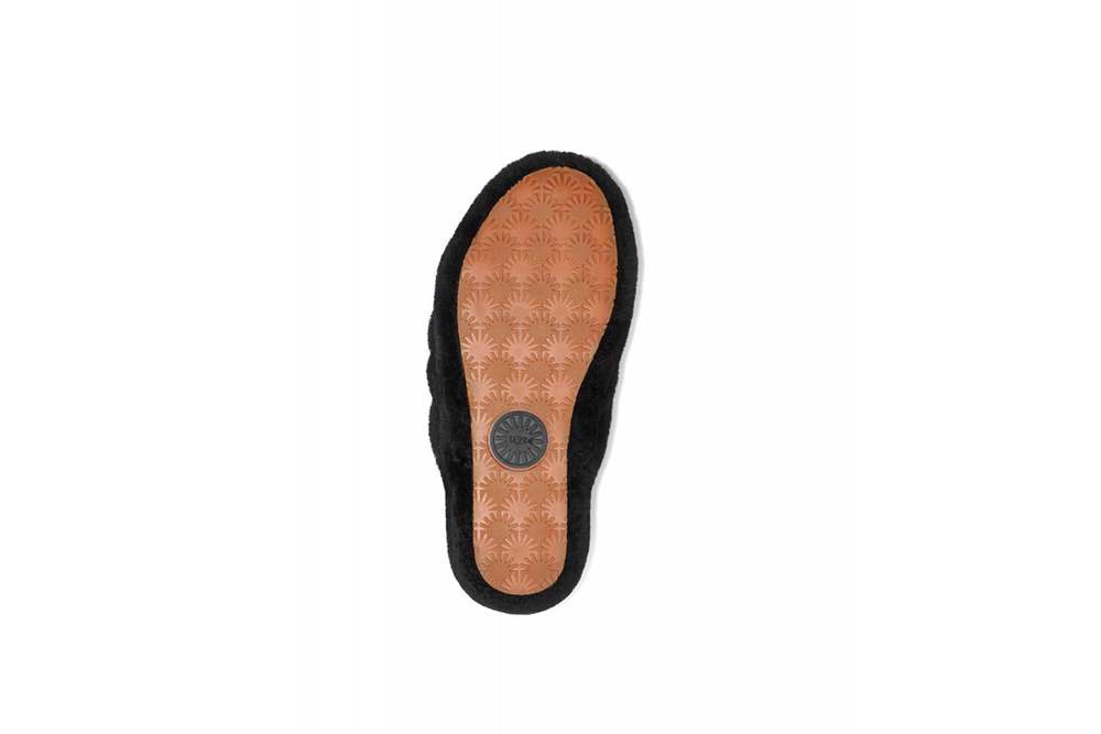 UGG Fluff Yeah Slide-Black