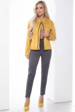 Жакет на молнии Александра (горчица) Б8899 LT Collection