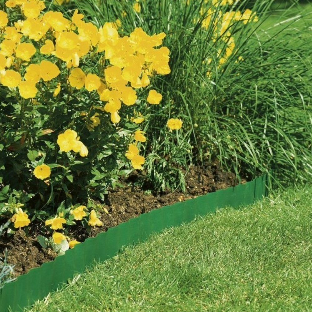 Лента бордюрная 20см*9м прямая, серо-коричневая