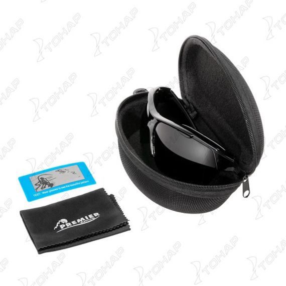 Очки поляризационные в жест.чехле (серый) (PR-OP-9419-G-C) PREMIER