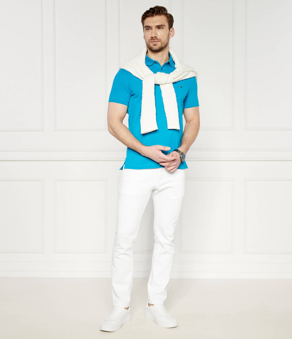 Поло Tommy Hilfiger - морской(MW0MW17771)