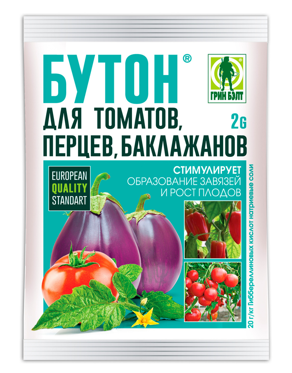 Стимулятор роста  Бутон для томатов,перцев,баклажан 2г