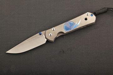 Складной нож Chris Reeve Sebenza LSUGC с клинком из стали CPM-S35VN, рукоять титан