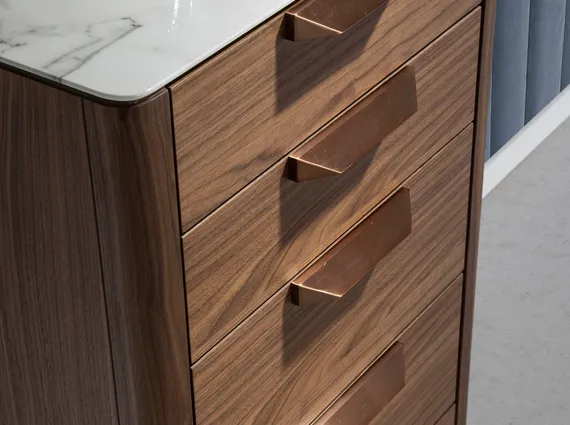 Комод Angel Cerda CP1806-A, 107х60 см, орех, керамика