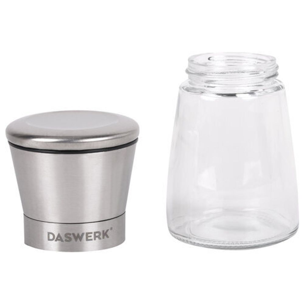 Механические ручные мельницы для соли и перца, набор 2 шт., нержавеющая сталь, DASWERK, 456628