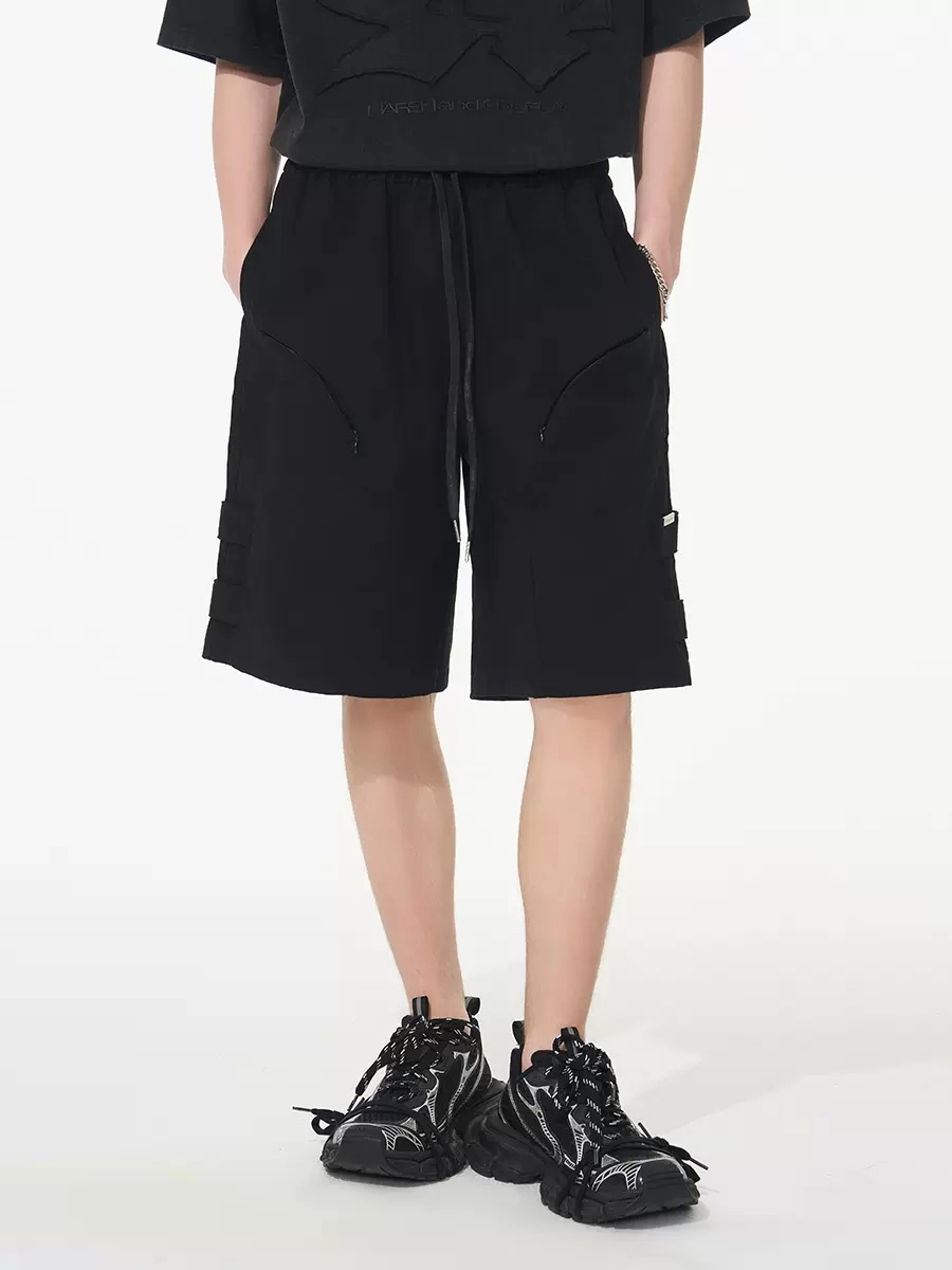 Шорты HARSHandCRUEL "Curved Zipper" Shorts