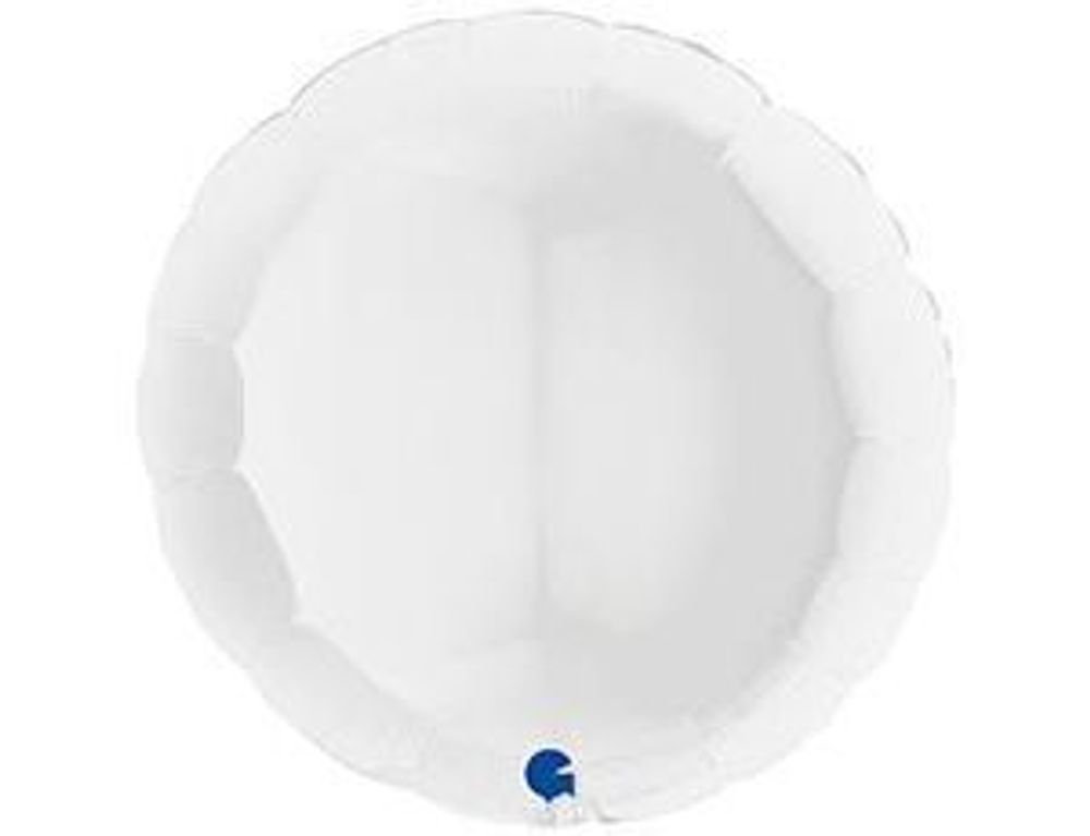 Г 36"/91 см, Круг, Пастель, Белый (White) (БГ-)