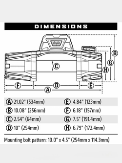 Лебёдка WARN VR EVO 8-S