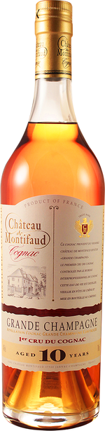 Коньяк Chateau de Montifaud, Grande Champagne, 10 Years Old, 0.7 л.