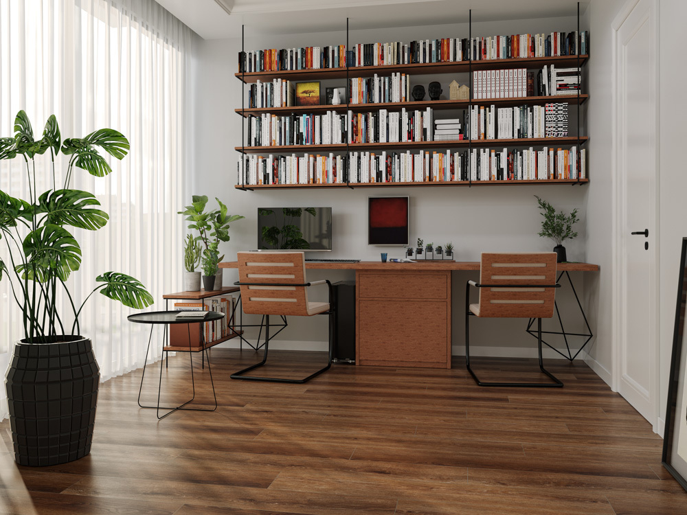 Ламинат SPC CronaFloor WOOD Дуб Регин