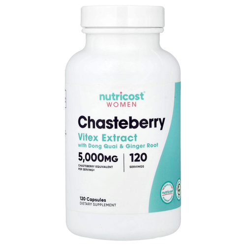Nutricost, Women, витекс священный с дудником китайским и корнем имбиря для женщин, 120 капсул