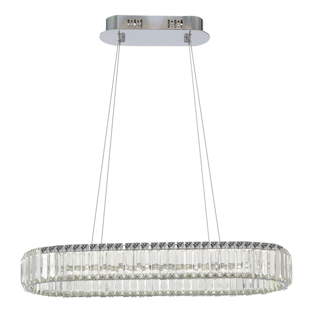 SL1622.123.01 Светильник подвесной ST-Luce Хром/Прозрачный LED 1*60W 4000K