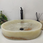 Раковина из оникса Oval Green Big OY-61593 60*40*13