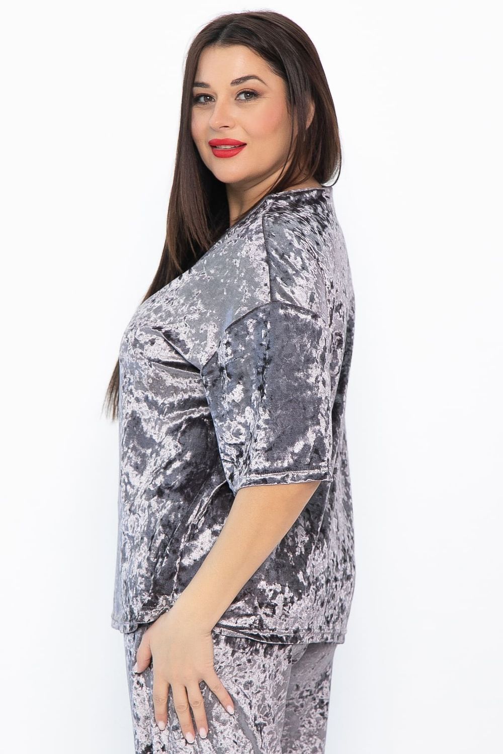 Блуза Таинственное очарование (серо-бежевая) Б14681-25М LT Collection