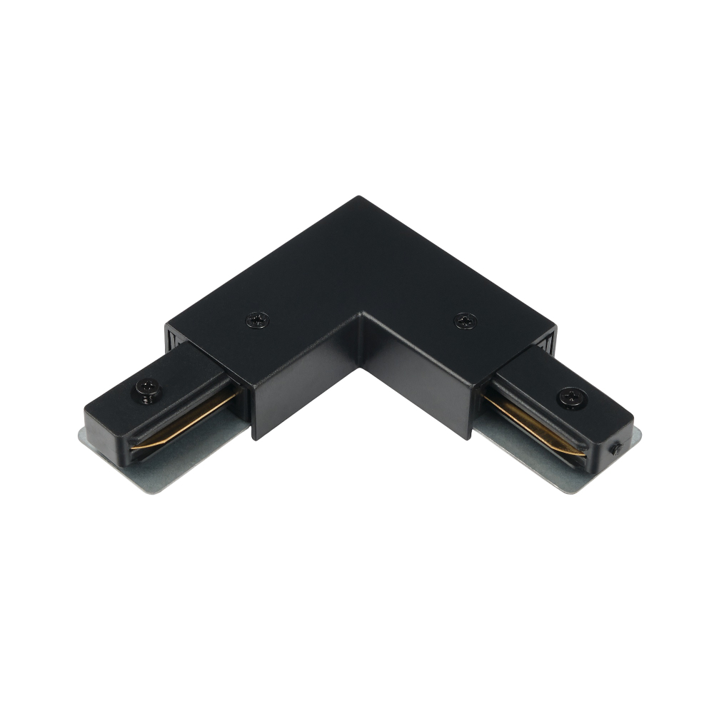 Коннектор угловой с вводом питания для накладного шинопровода MyFar Accessories for Single MT0101-CLP-B