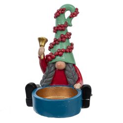 GAEM Подсвечник "Ангел/Дед Мороз/Снеговик/Гном" (D свечи 4,5 см), L7 W7 H11 см, 4в.