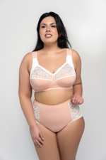 1104/C бюстгальтер "Нектар персика в крапинку"