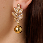 Серьги Dyrberg Kern BALETE SG GOLDEN 470025