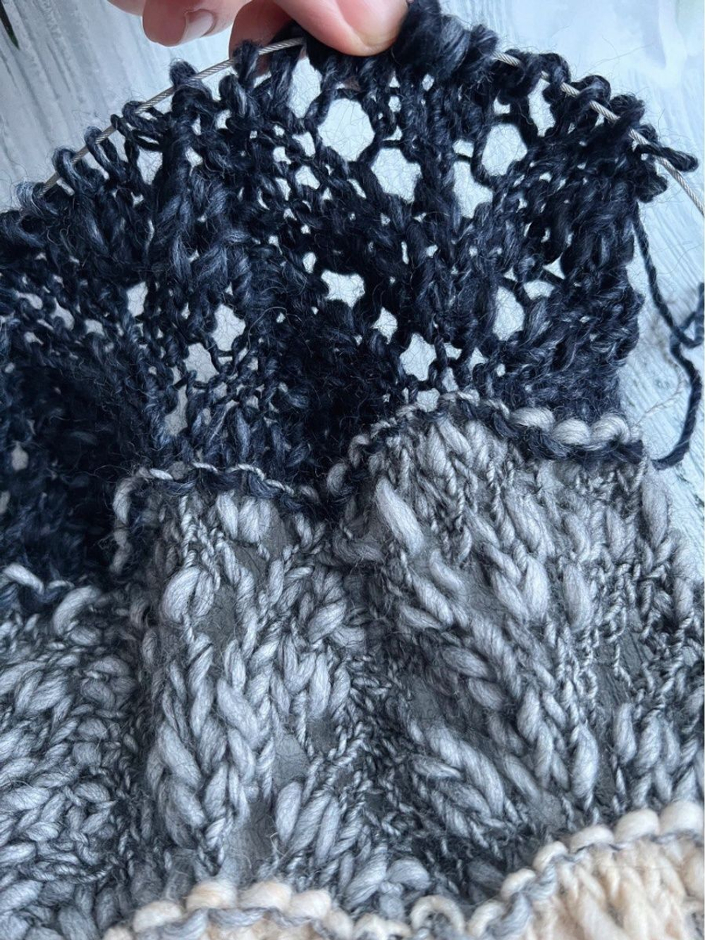 Трикотажная пряжа для вязания MORELINO толстая шишибрики