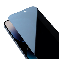 Стекло анти-шпион на дисплей для смартфона iPhone 15 Pro Max, олеофобное покрытие, G-Rhino