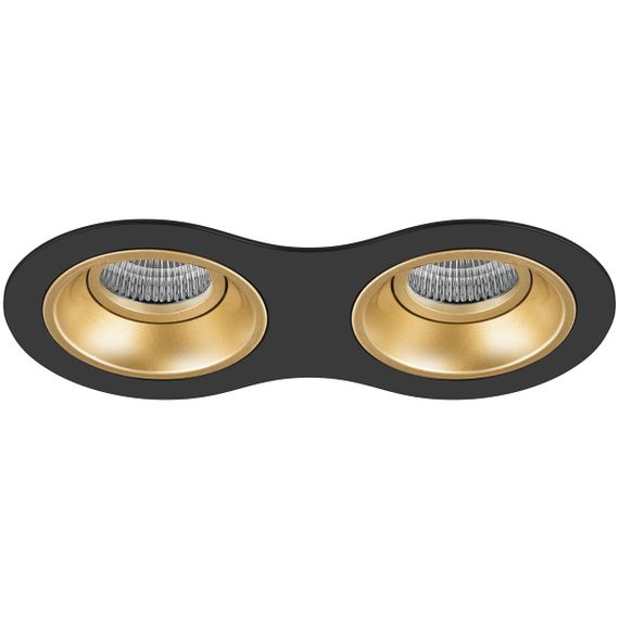 Комплект из светильников и рамки Lightstar Domino Round (214627+214603+214603) D6270303