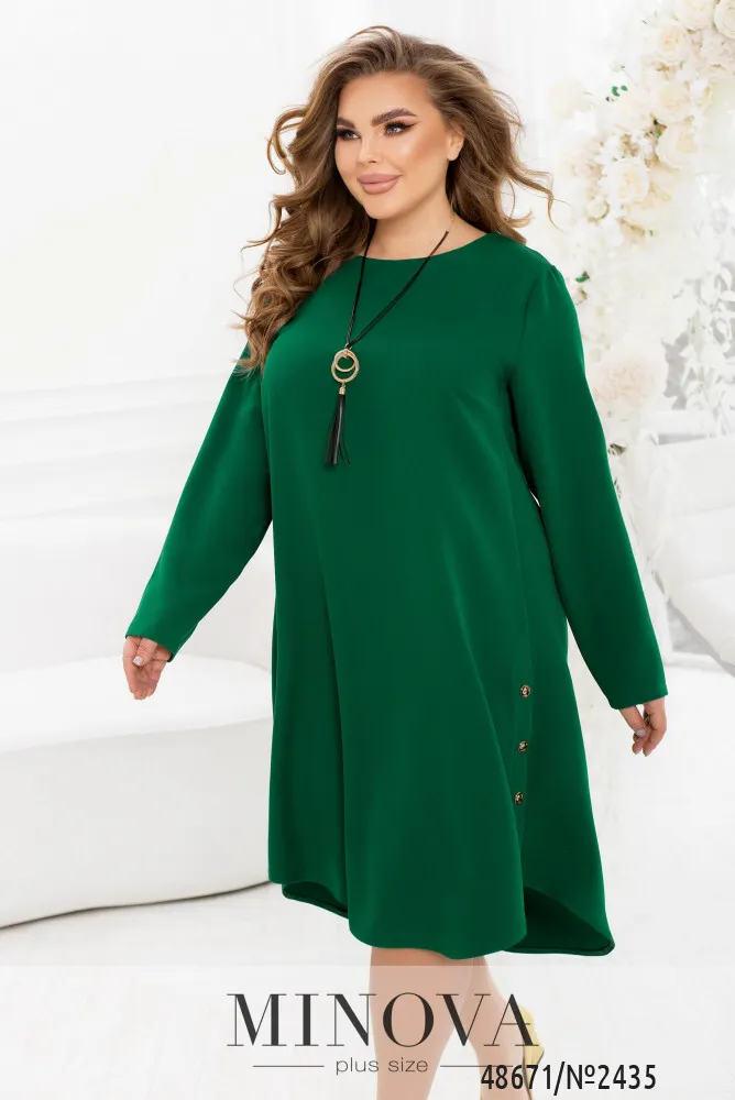 Платье 2435-зеленый Minova